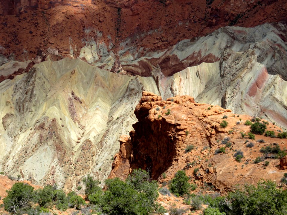 Upheaval Dome at Canyonlands NP in UT photo