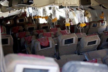 Asiana Flight 214 - interior (2)