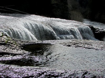 Lower Lewis River Falls in WA