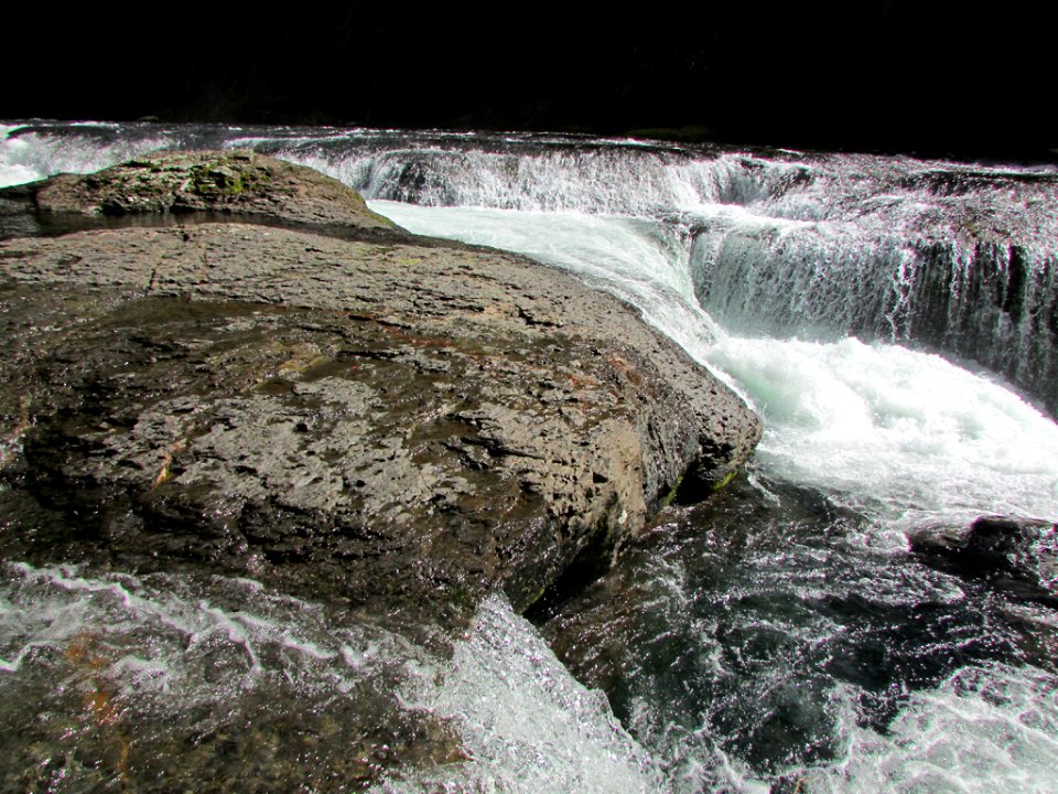 Lower Lewis River Falls in WA