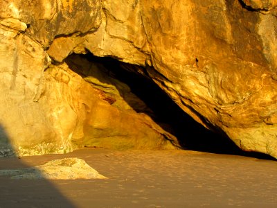 Hug Point at Pacific Coast in OR