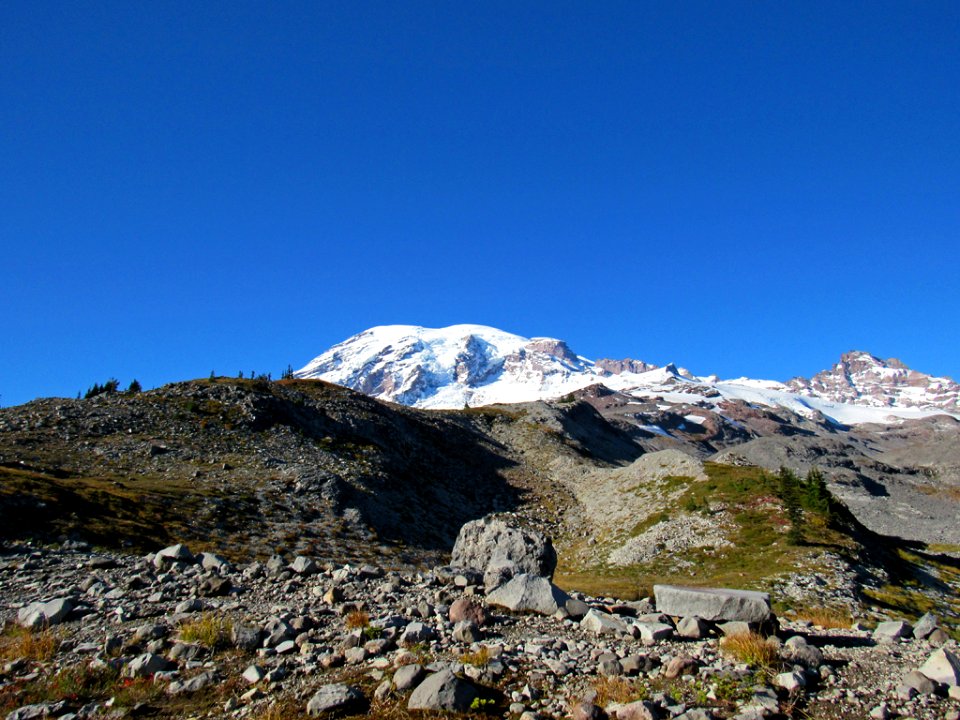 Autumn at Skyline Trail at Mt. Rainier NP in WA