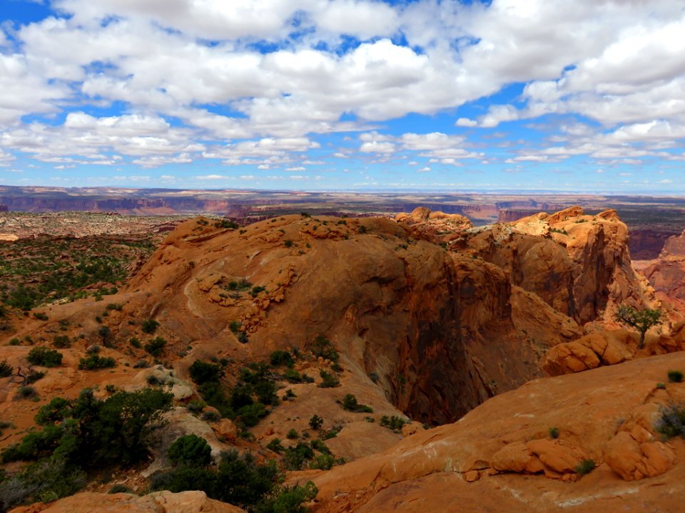 Upheaval Dome at Canyonlands NP in UT