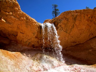 Waterfall at Bryce Canyon NP in Utah