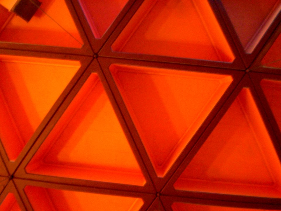 Ceiling Eglise de la Réconciliation, Taizé