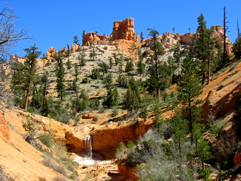 Waterfall at Bryce Canyon NP in Utah