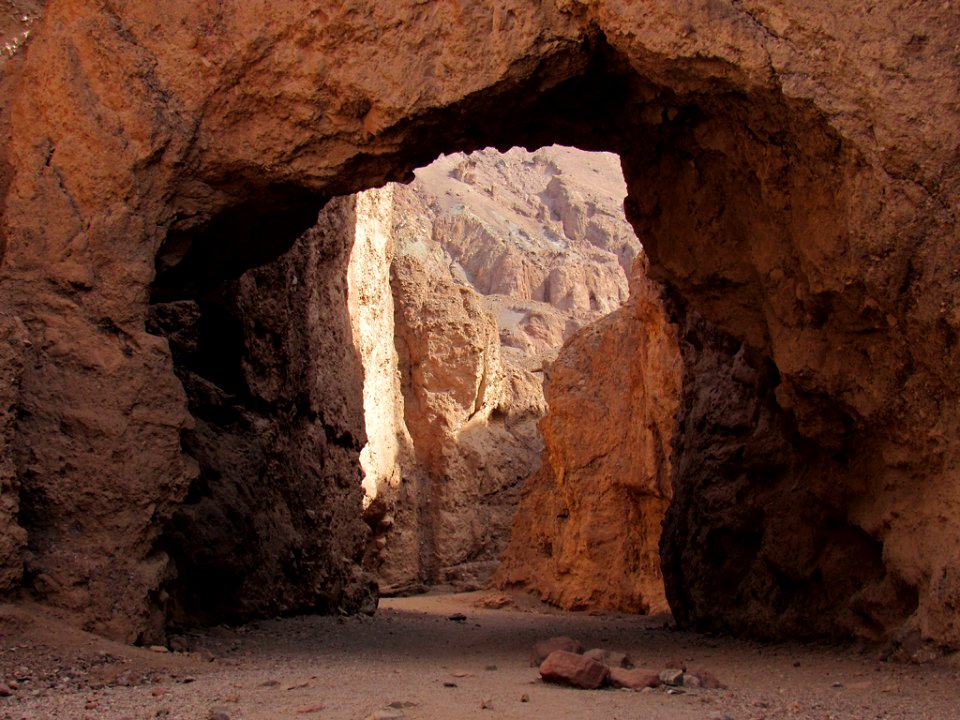 Natural Bridge Canyon at Death Valley NP in CA
