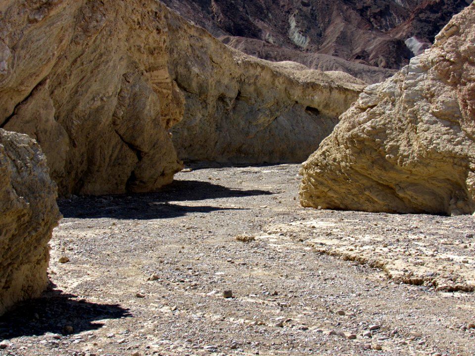 Zabriskie Point Trail at Death Valley NP in CA
