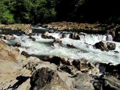 Moulton Falls Park at Lewis River in WA