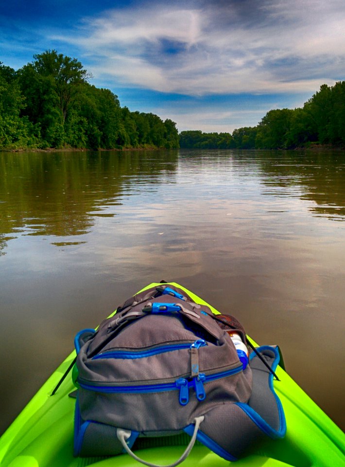 Kayaking on the Minnesota River
