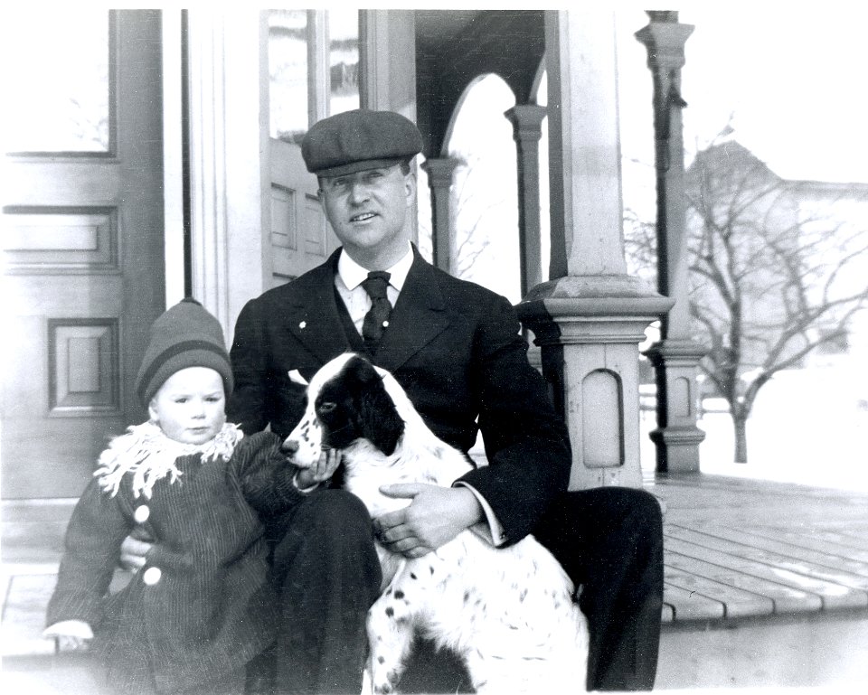 boy and dog