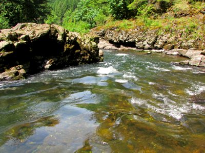 Moulton Falls Park at Lewis River in WA