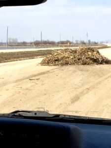 3/25/19 - Debris on I-29 north of Council Bluffs