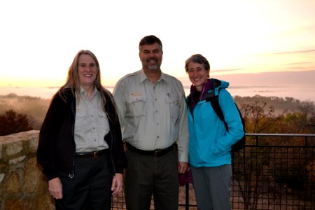 Minnesota Valley National Wildlife Refuge staff with SOI Jewell photo