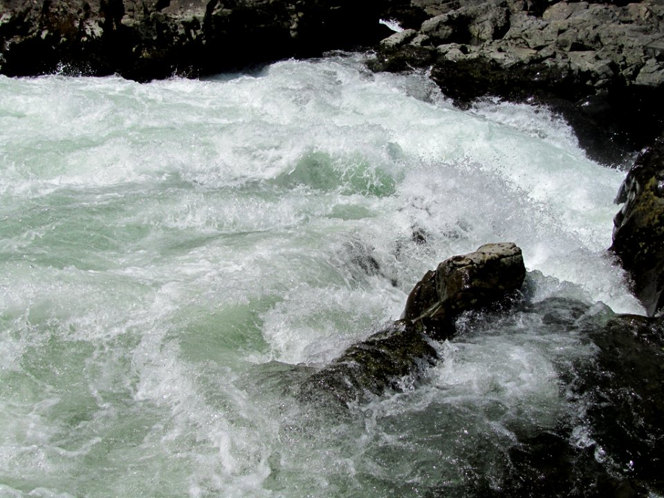 Moulton Falls Park at Lewis River in WA