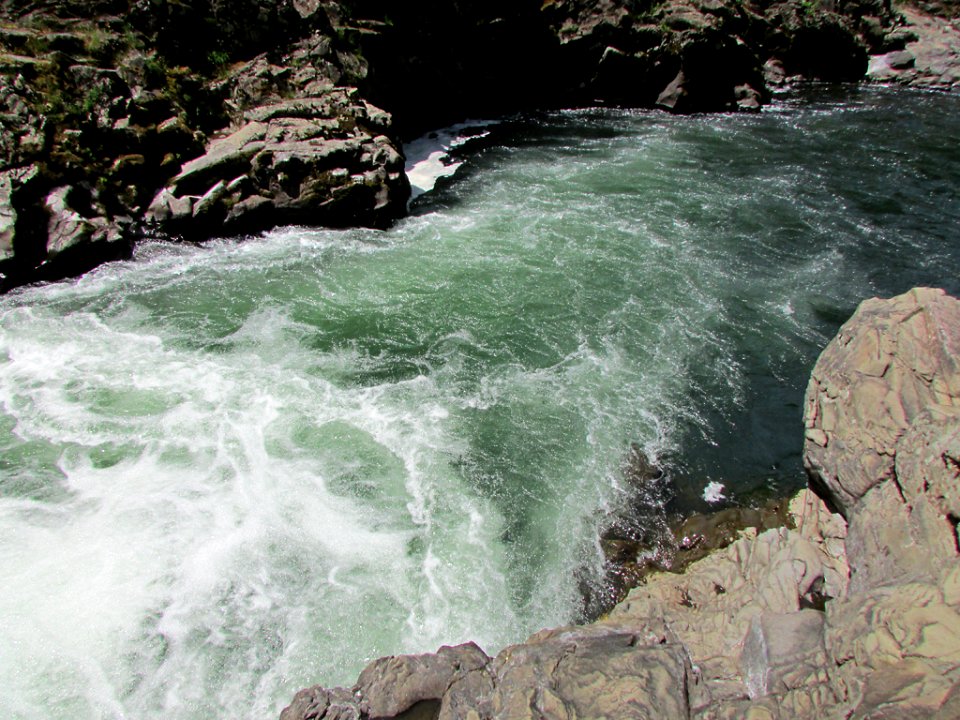Moulton Falls Park at Lewis River in WA