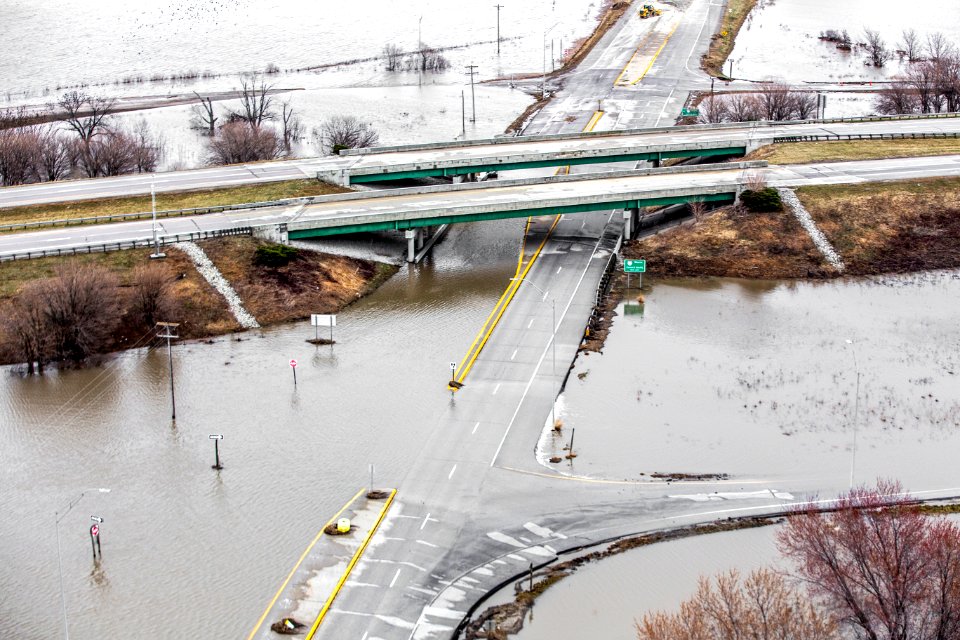 3/28/19 - I-29 at Iowa 2 interchange