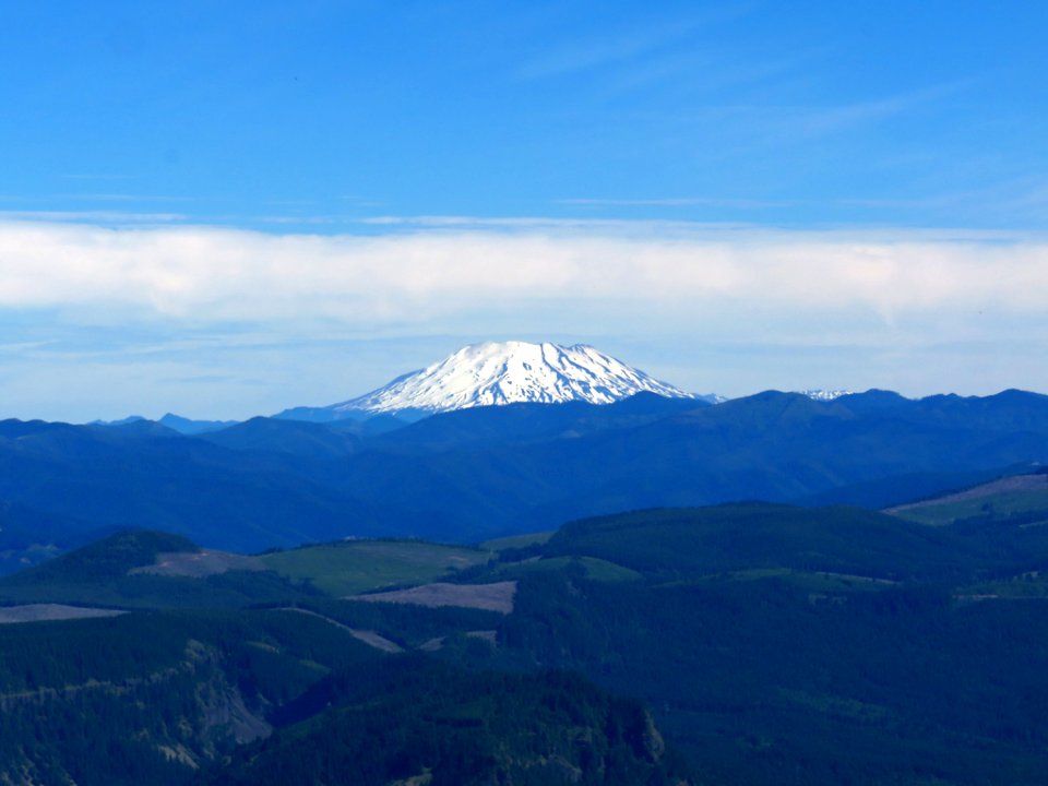 Mt. St. Helens from Larch Mountain in Oregon