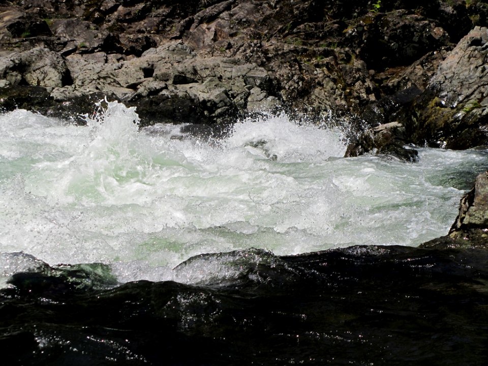 Moulton Falls Park at Lewis River in WA