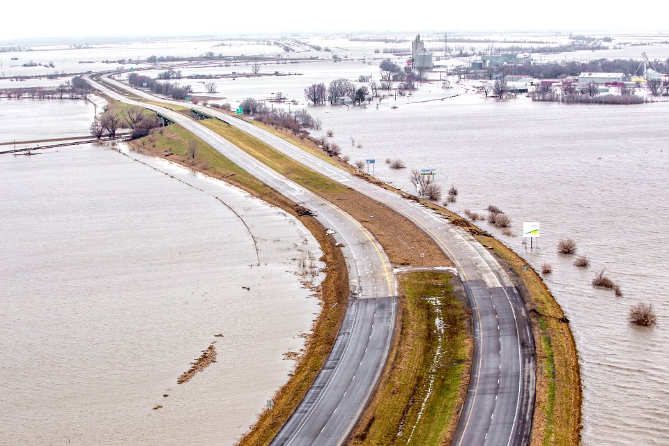 3/28/19 - I-29 at MO/IA border