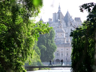 Blue Bridge in St. James Park, London