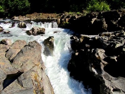 Moulton Falls Park at Lewis River in WA