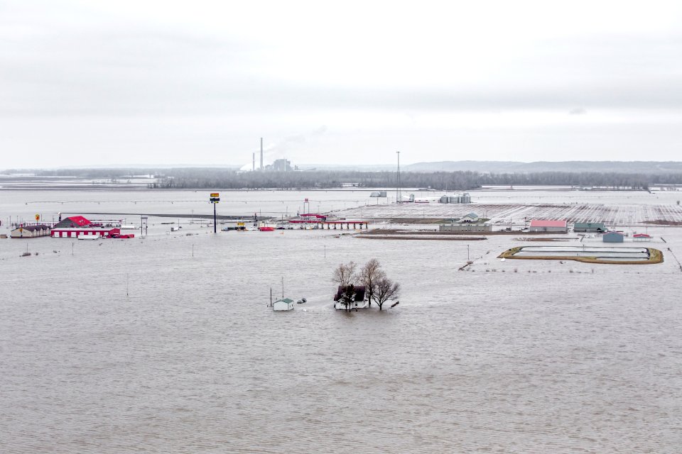 3/28/19 - I-29 at Iowa 2 interchange