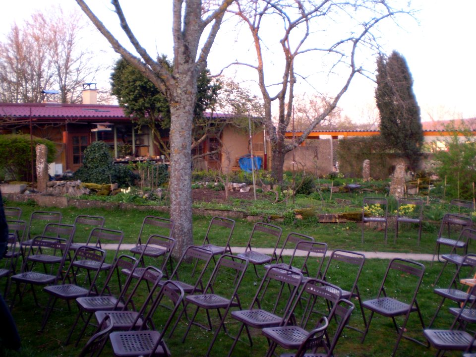 Garden behind La Morada, Taizé