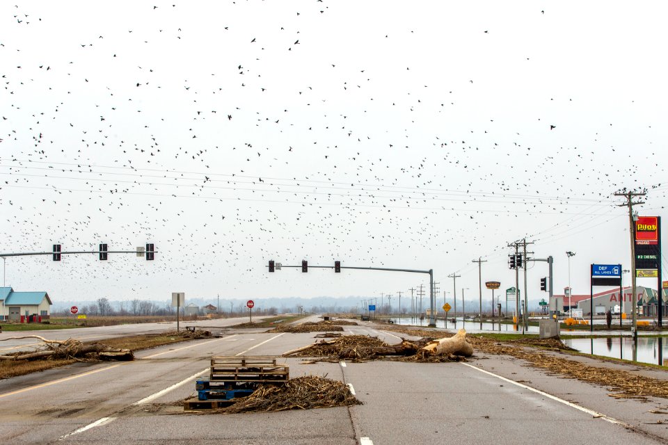 4/4/19 - Iowa 2 near the I-29 interchange