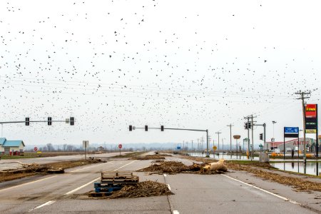 4/4/19 - Iowa 2 near the I-29 interchange