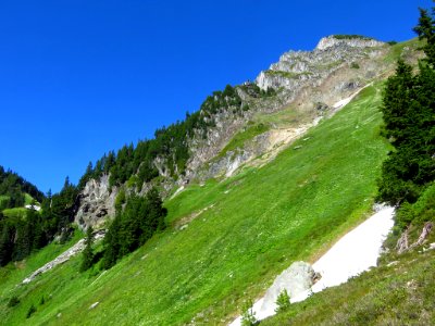 Hidden Lake Trail at North Cascades NP in WA photo