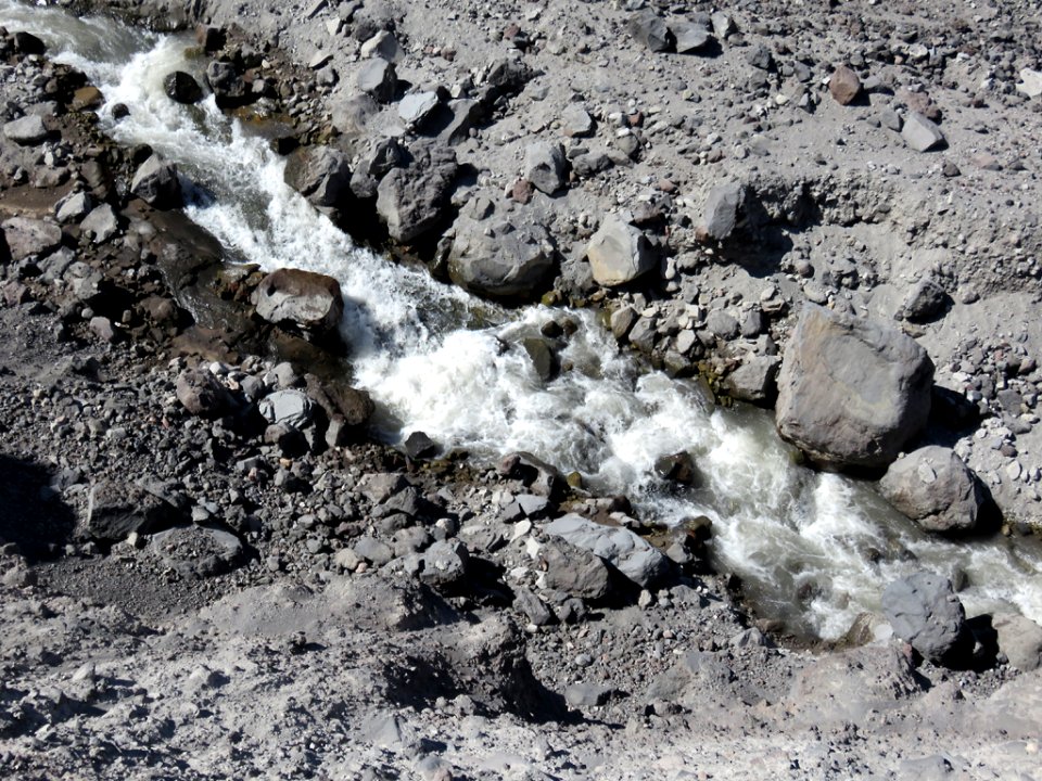 Loowit Creek at Mt. St. Helens NM in WA
