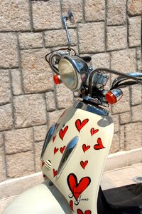 Motorcycle motor scooter vespa photo