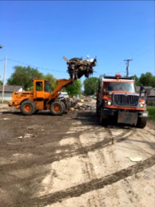 5/13/19 - debris removal in Pacific Junction