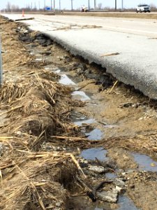 3/25/19 - Pavement on I-29 north of Council Bluffs