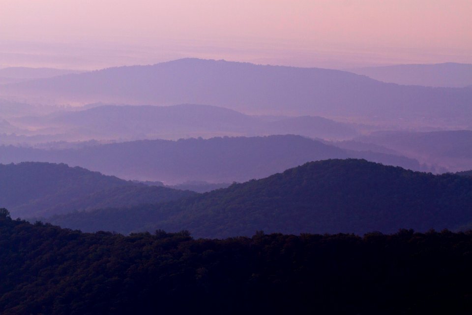 Mountain view from Turks Gap Overlook