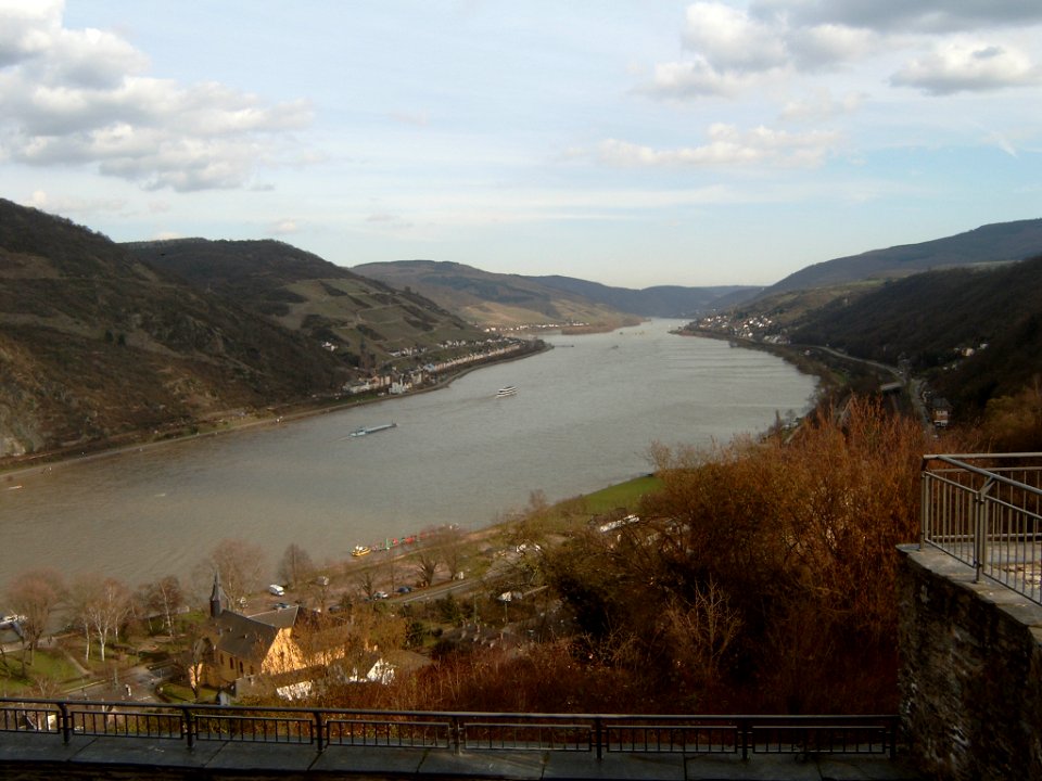 Blick auf den Rhein bei Bacharach
