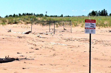 Nest Exclosure Sign photo