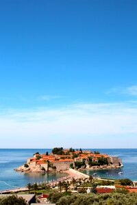 Montenegro island mediterranean photo