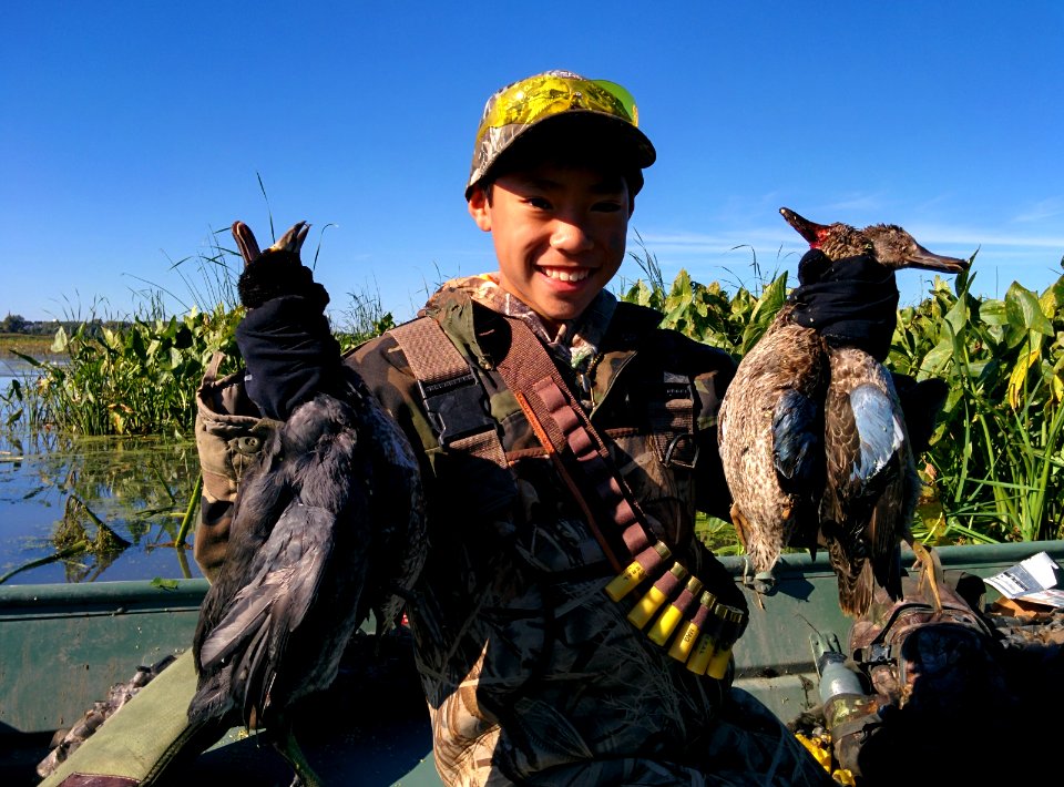 Evan Shows First Ducks