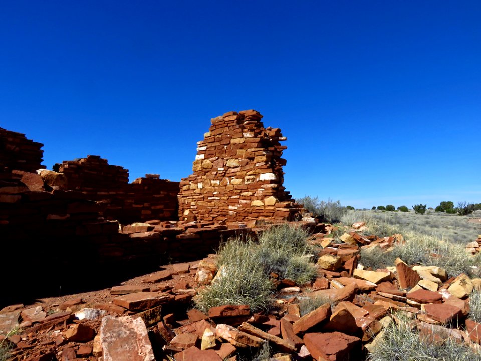 Lomaki Pueblo Ruin at Wupatki NM in AZ