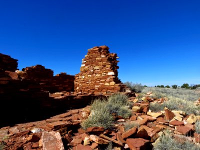 Lomaki Pueblo Ruin at Wupatki NM in AZ