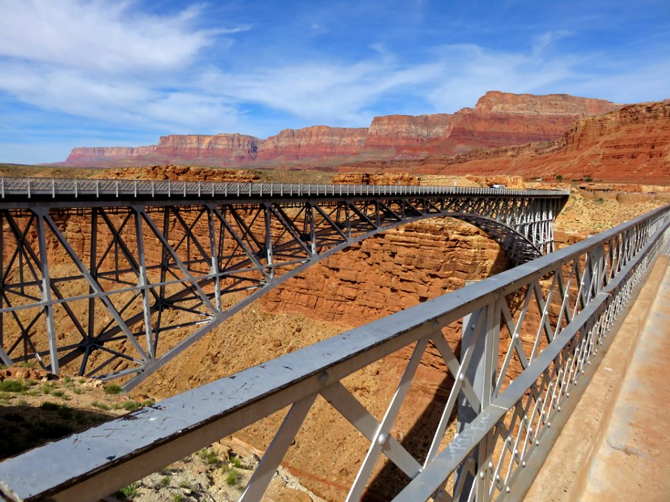 Navajo Bridge at Marble Canyon in AZ