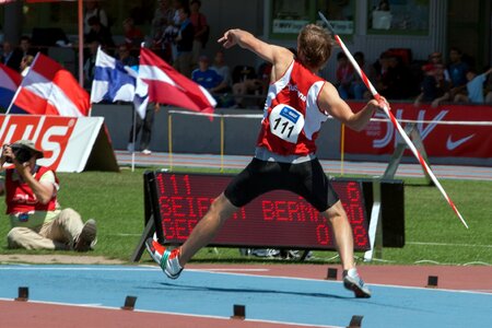 Athletics sport javelin throw