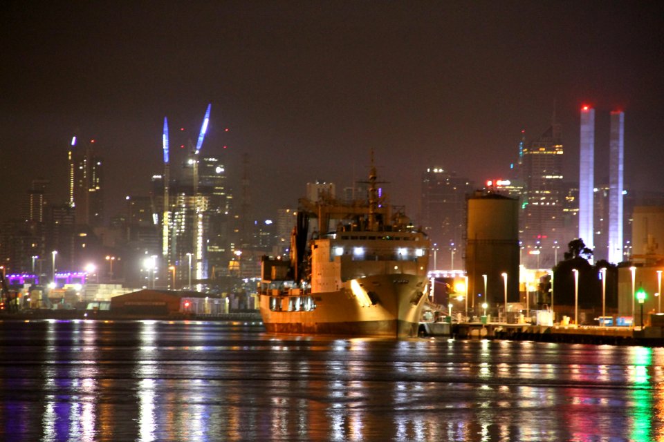 HMAS Success in Melbourne
