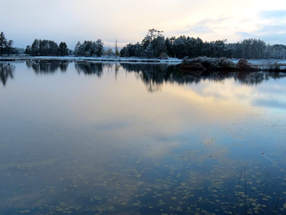 Early snowfall at Seney National Wildlife Refuge photo