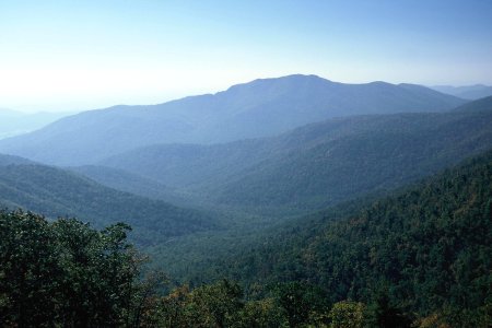 Old Rag from Pinnacles Overlook photo