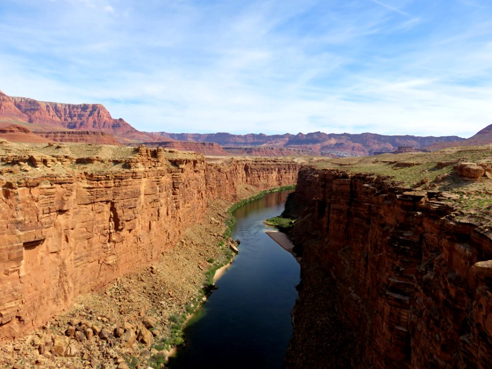 Colorado River at Marble Canyon in AZ