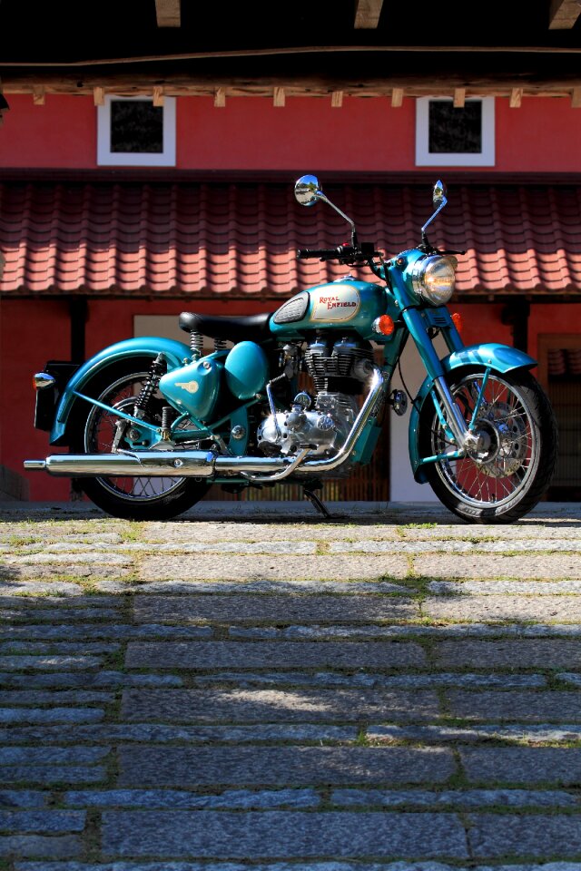 Classic vintage motorcycle