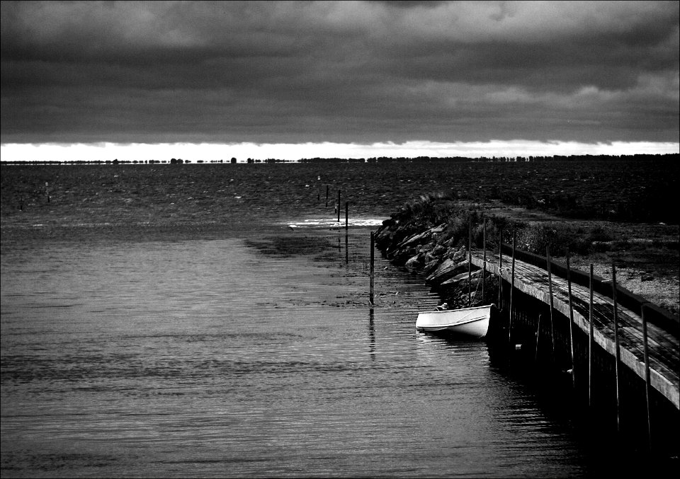 Boat in a Storm
